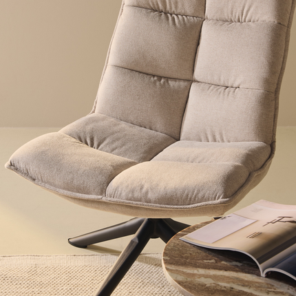 Flo Fauteuil - Beige - Linnen