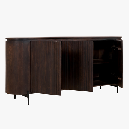 Noah Dressoir - Donkerbruin - 180x40x80 cm