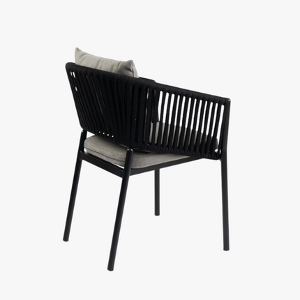 Vidar tuinstoel - Zwart - Weerbestendig - Tierra Outdoor