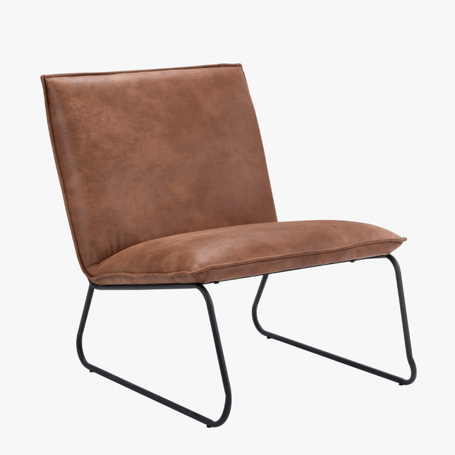 Lille Fauteuil - Cognac - Rawhide