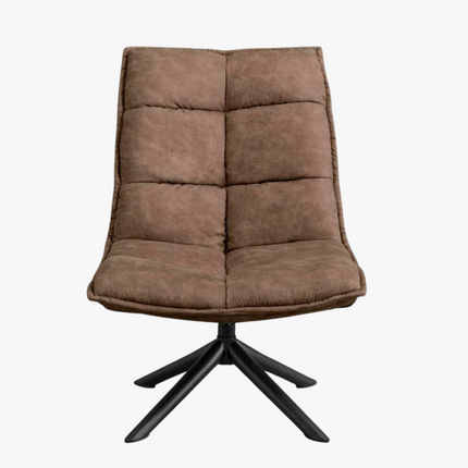Flo Fauteuil - Taupe - Microleder