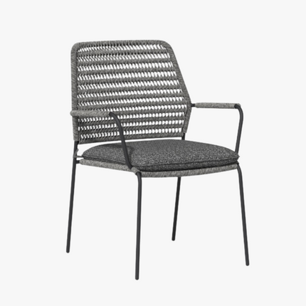 Eirik tuinstoel - Antraciet - Stapelbaar - Tierra Outdoor