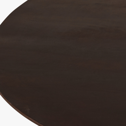 Bas Eettafel - Donkerbruin - ø150 cm