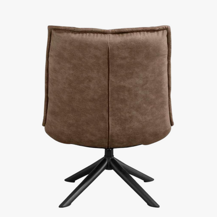 Flo Fauteuil - Taupe - Microleder