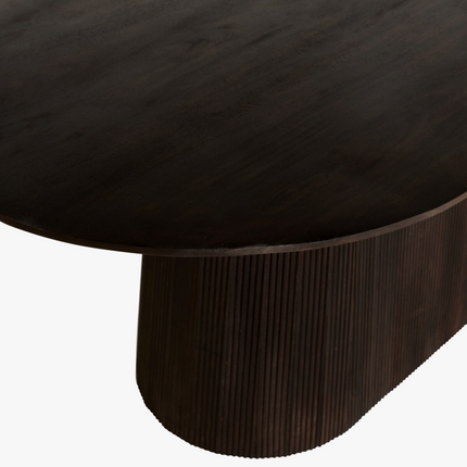 Lunelle Eettafel - Donkerbruin - 180 cm